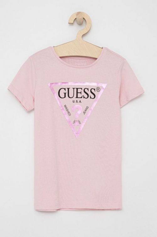 Guess - Detské bavlnené tričko