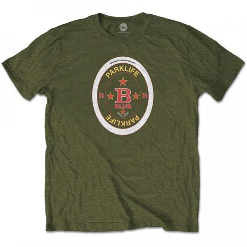 Blur - Tričko Parklife Beermat - Muž, Unisex, Zelená, S