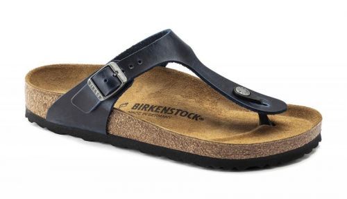 Birkenstock Gizeh BS Blue Regular modré 1019362