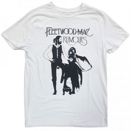 Fleetwood Mac - Tričko Rumours - Muž, Unisex, Biela, XL