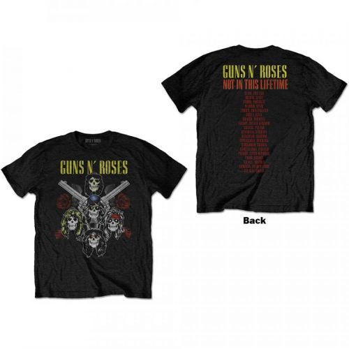 Guns N’ Roses - Tričko Pistols & Roses - Muž, Unisex, Čierna, S