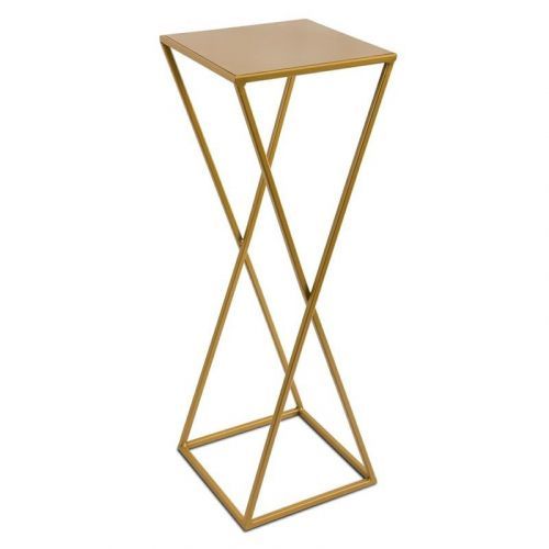 Stojan na květiny ESPIRAL 70 cm zlatý