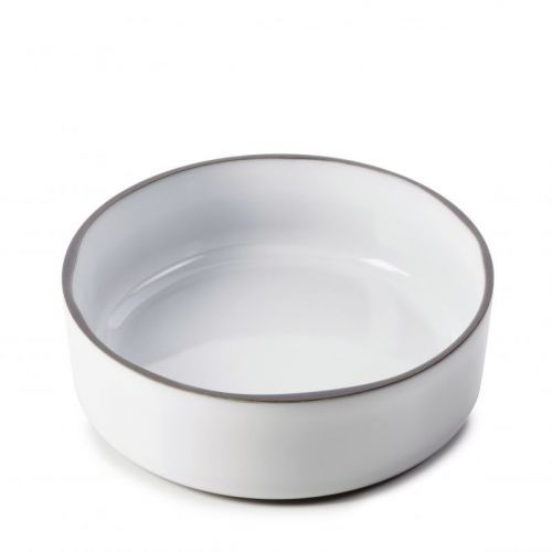 Tanier s vysokým okrajom Caractere Revol krémový 17 cm