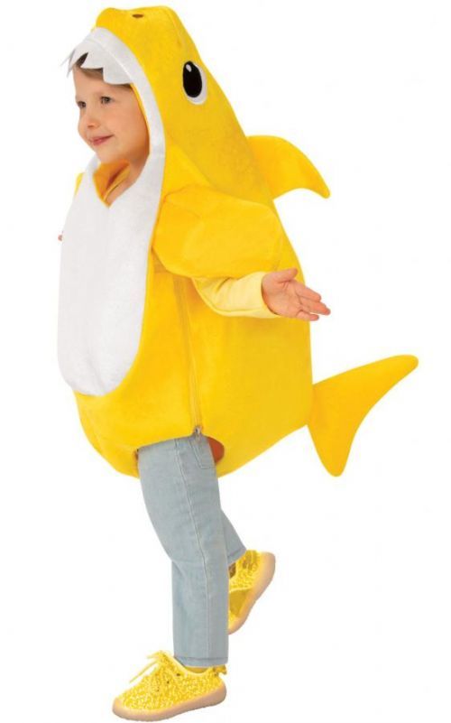 Rubies Detský kostým Baby Shark - žltý Veľkosť - deti: XS