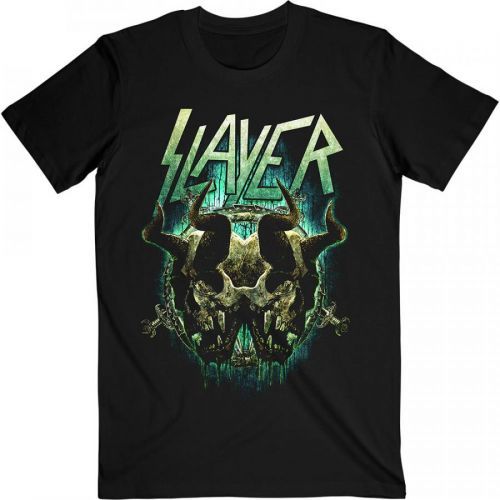 Slayer - Tričko Daemonic Twin - Muž, Unisex, Čierna, S
