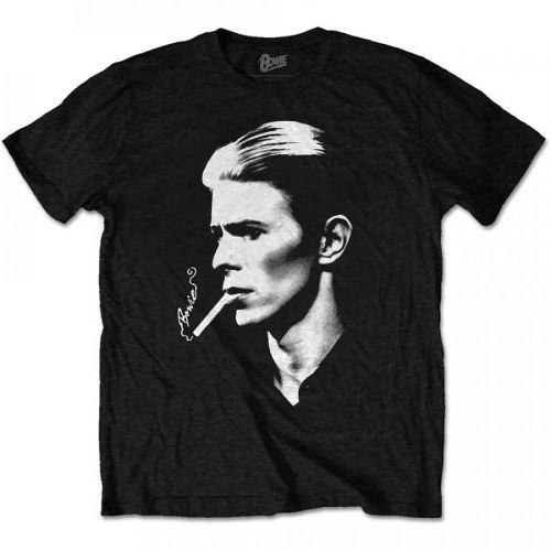 David Bowie - Tričko Smoke - Muž, Unisex, Čierna, S