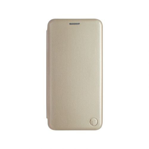 mobilNET knižkové puzdro Samsung Galaxy S21 FE, zlatá Lichi