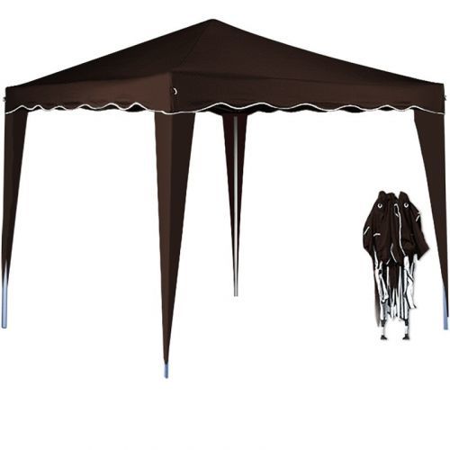 Zahradní altán 3x3m tm. hnědý SH05TH Dekorhome