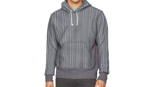 Champion Reverse Weave Hooded Sweatshirt Mens biele 211895-BL512
