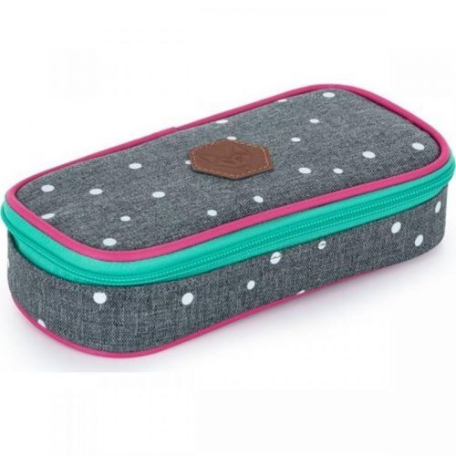 Puzdro etue komfort Oxy Scooler Grey dots