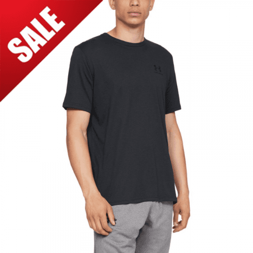 Under Armour Sportstyle Left Chest SS Black  S