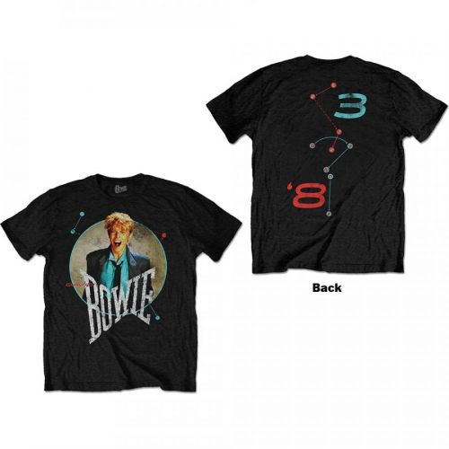 David Bowie - Tričko Circle Scream - Muž, Unisex, Čierna, S