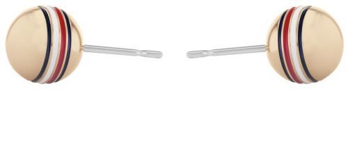 Tommy Hilfiger Bronzové náušnice kôstky z ocele 2780519