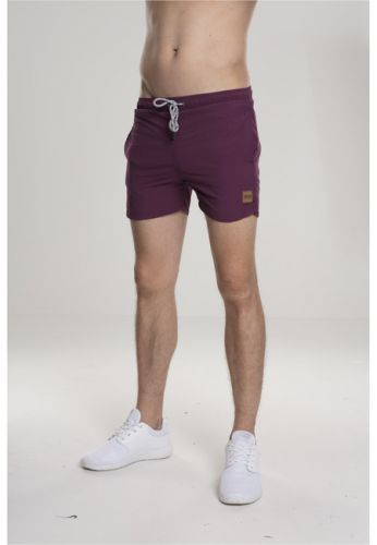 Urban Classics Block Swim Shorts cherry - S