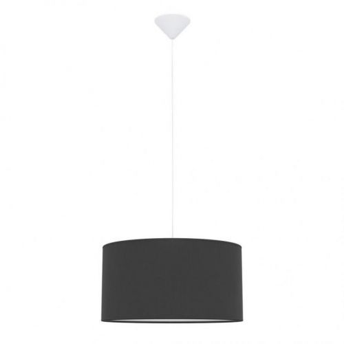 ZÁVESNÁ LAMPA, E27/60 W, 40 cm - grafitová
