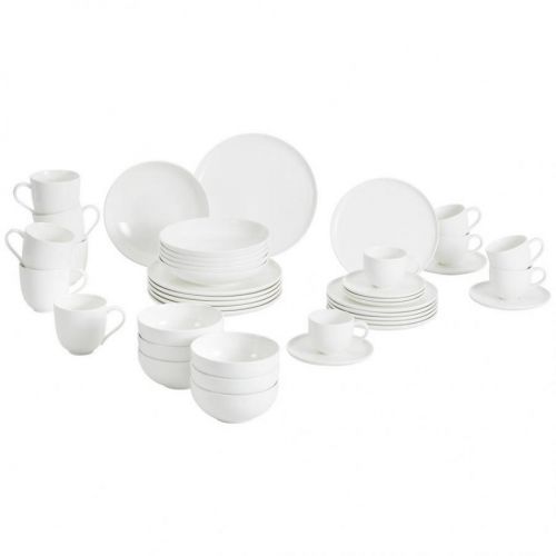 Ritzenhoff Breker KOMBINOVANÝ SERVIS, 42-dielne, porcelán - biela
