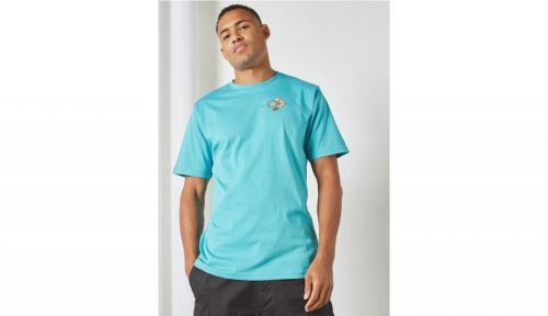Converse Summer Cookout Short Sleeve Tee  modré 10021513-A03