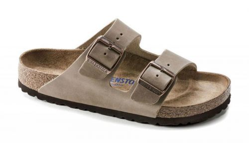 Birkenstock Arizona Soft Footbed Oiled Nubuck Leather Narrow hnedé 552813