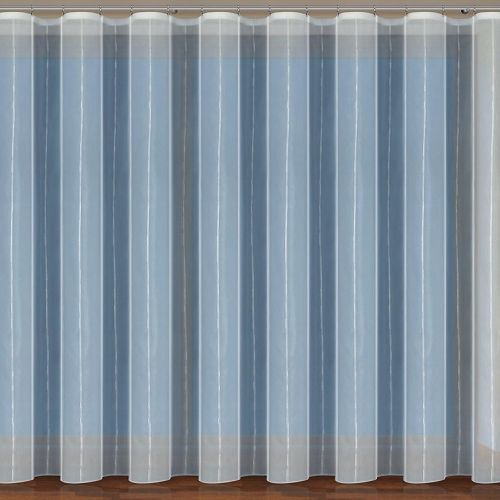 Vyšívaná záclona dkm-16869 biela/300. Tovar na mieru