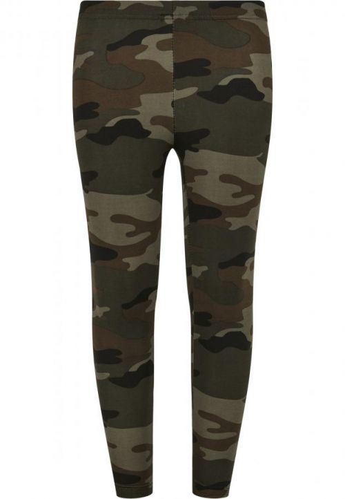 Girls Camo Leggings wood camouflage - 110/116