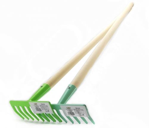 Hrable s násadkou 78cm - zelená