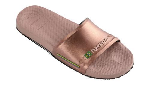 Havaianas Slide Brasil Crocus Rose/Gloden Blush hnedé H4142616-6459