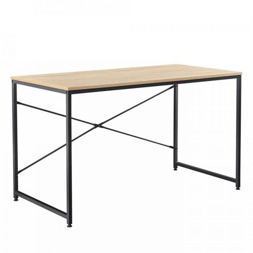 KONDELA Mellora písací stôl dub / čierna