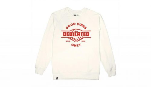 Dedicated Sweatshirt Malmoe Good Hands Off-White biele 16108