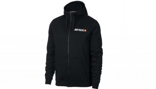 Nike Just Do It Zip Hoodie Mens Black čierne 928703-010