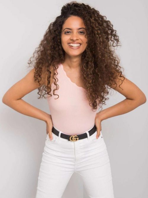 Svetloružový asymetrický top one size