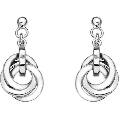 Hot Diamonds Strieborné náušnice Trio DE388