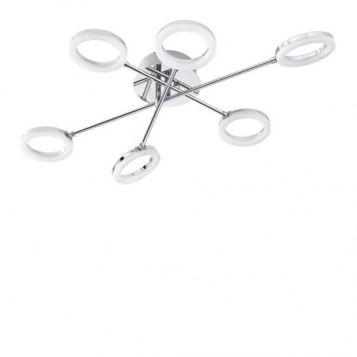 Novel LED STROPNÁ LAMPA, 76/15/13 cm - chrómová