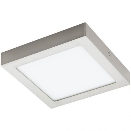 VSTAVANÉ SVIETIDLO, 22,5/22,5/4 cm - biela, niklová