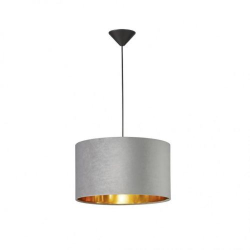 ZÁVESNÉ SVIETIDLO, E27/40 W, 40/140 cm - sivá, zlatá