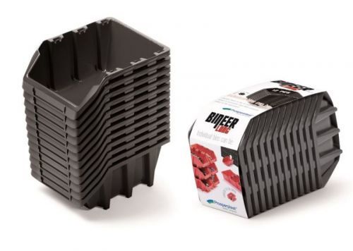 Set úložných boxů 12ks BINLONG SET 190x77x120 černý