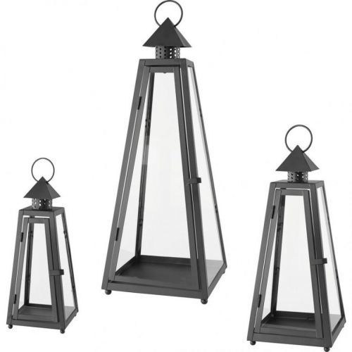 Ambia Home SADA LAMPÁŠOV, kov - čierna