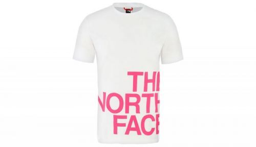 The North Face M Ss Graphic Flow 1  biele NF0A4926P81
