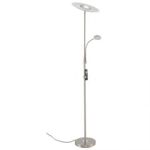 LED STOJACIA LAMPA, 180 cm - niklová