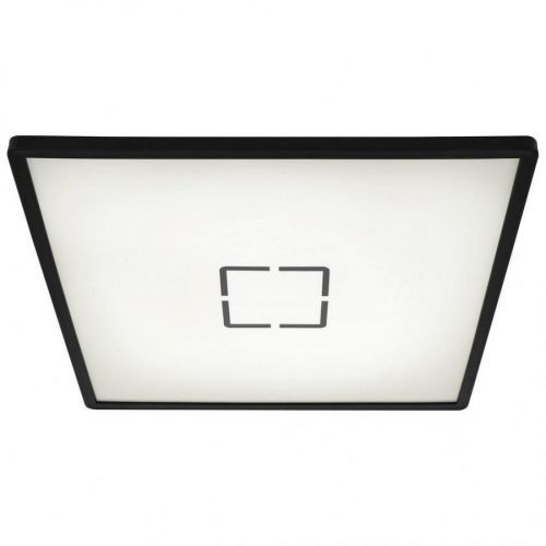 LED STROPNÁ LAMPA, 42/2,9/42 cm - čierna, biela