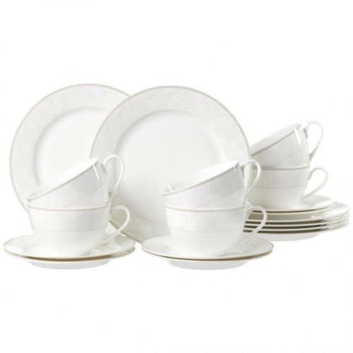 Ritzenhoff Breker KÁVOVÝ SERVIS, 18-dielne, jemný porcelán (fine china) - béžová