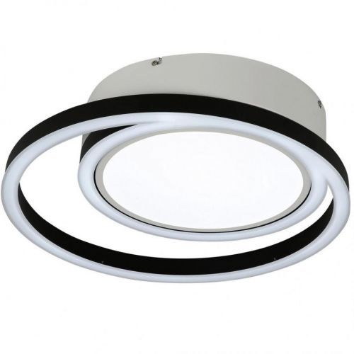 Ambiente LED STROPNÁ LAMPA, 50.5/10,5 cm - čierna, biela