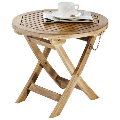 Xora ZÁHRADNÝ STOLÍK, drevo, 50/50/45 cm - farby tíku