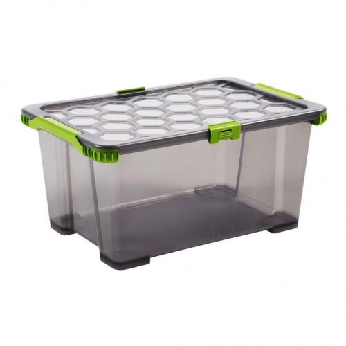 Rotho BOX S VEKOM, 44 L - antracitová, zelená