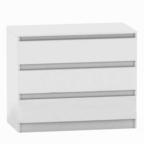 KONDELA Hany New 003 zásuvková komoda biela