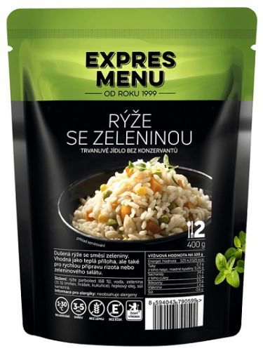 Expres menu dusená ryža so zeleninou 400 g