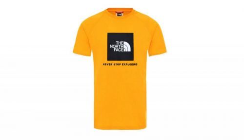The North Face M Raglan Red Box Tee žlté NF0A3BQOH9D
