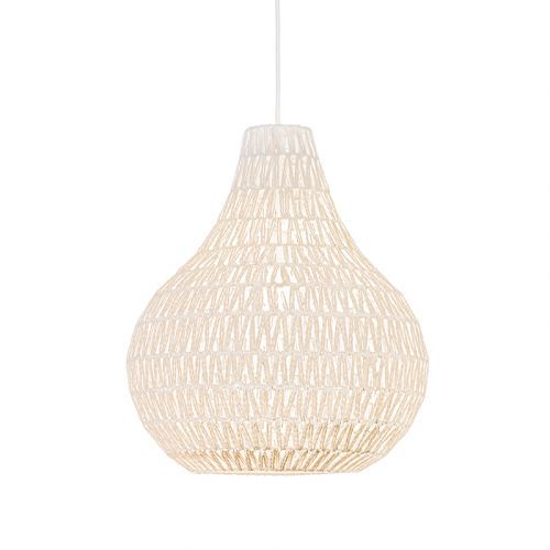 Škandinávska závesná lampa biela 45 cm - Lina Drop