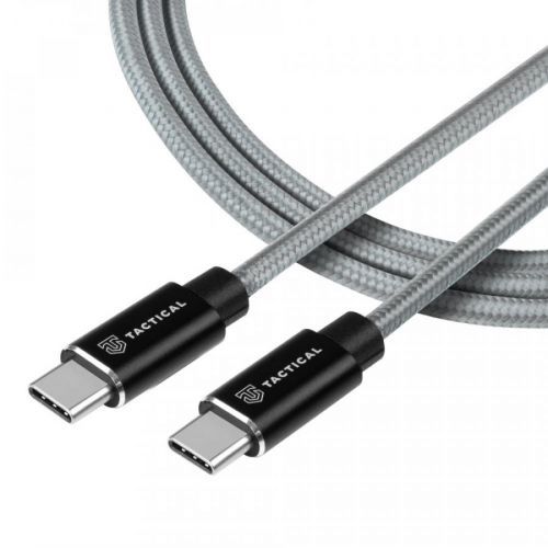 Tactical 025 Fast Rope Kevlar Cable USB-C/USB-C 100W 20V/5A 1m Grey