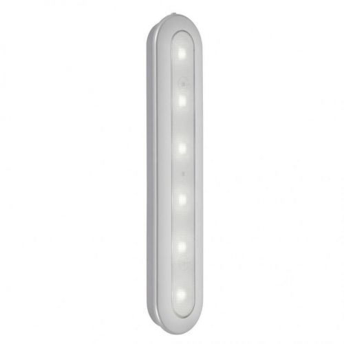 LED NÁSTENNÁ LAMPA, 30,5/6,3/2,6 cm - strieborná