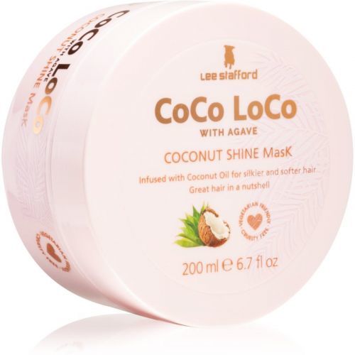 Lee Stafford CoCo LoCo rozjasňujúca maska na lesk a hebkosť vlasov 200 ml